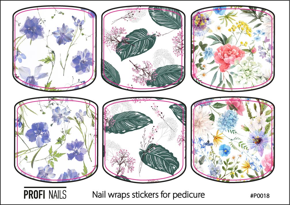 Nail Wraps Podo Mini #0018