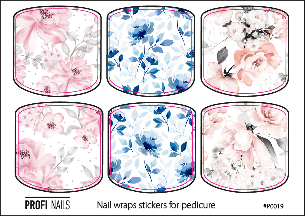 Nail Wraps Podo Mini #0019