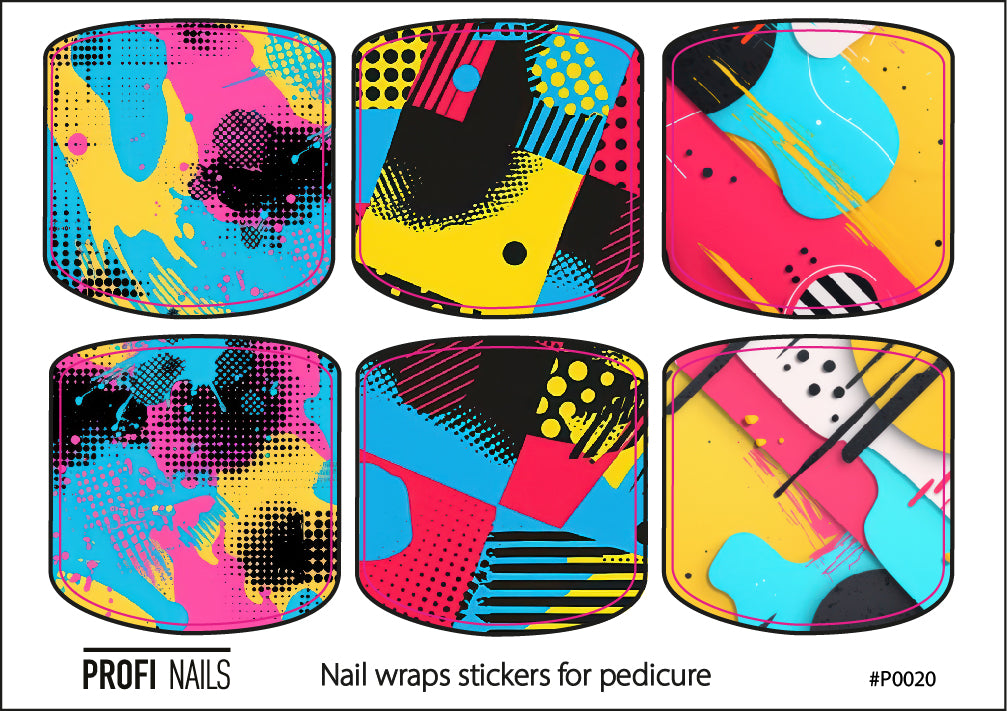 Nail Wraps Podo Mini #0020