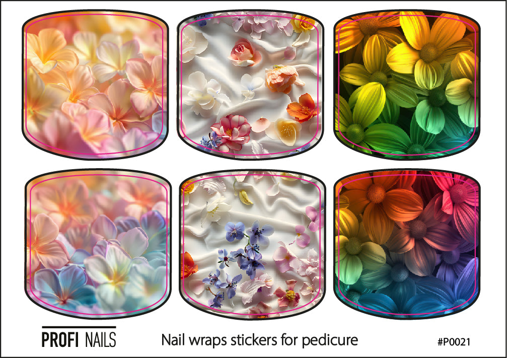 Nail Wraps Podo Mini #0021