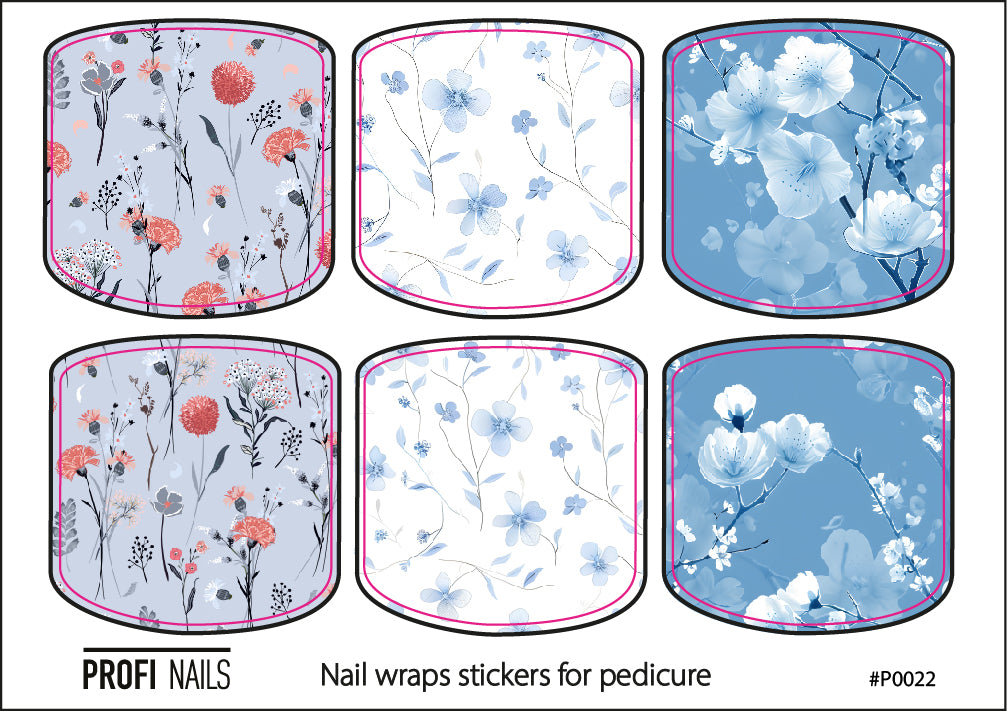 Nail Wraps Podo Mini #0022