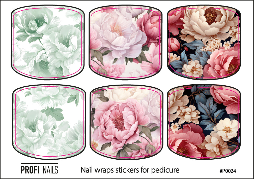 Nail Wraps Podo Mini #0024