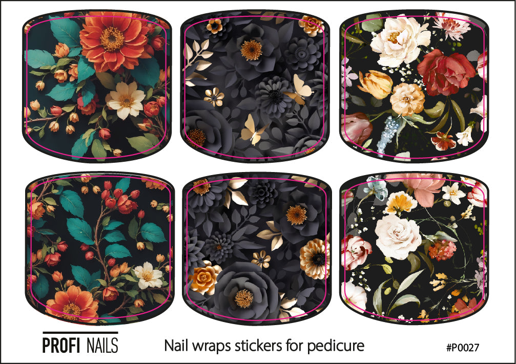 Nail Wraps Podo Mini #0027