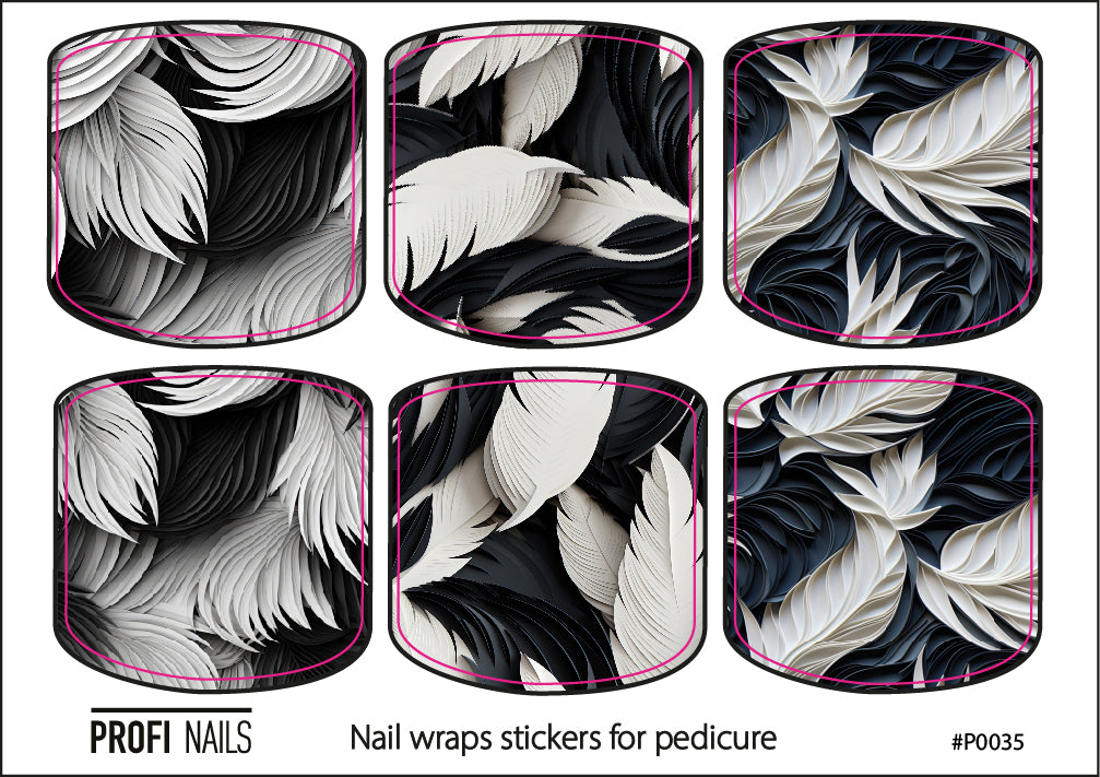 Nail Wraps Podo Mini #0035