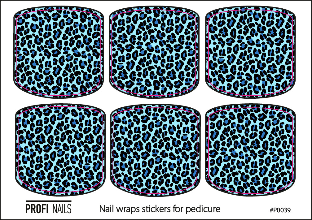 Nail Wraps Podo Mini #0039