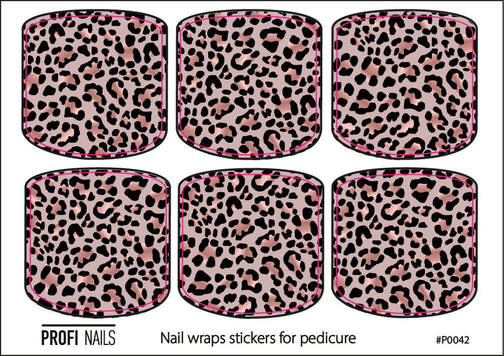 Nail Wraps Podo Mini #0042