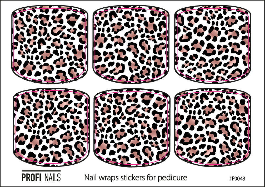 Nail Wraps Podo Mini #0043