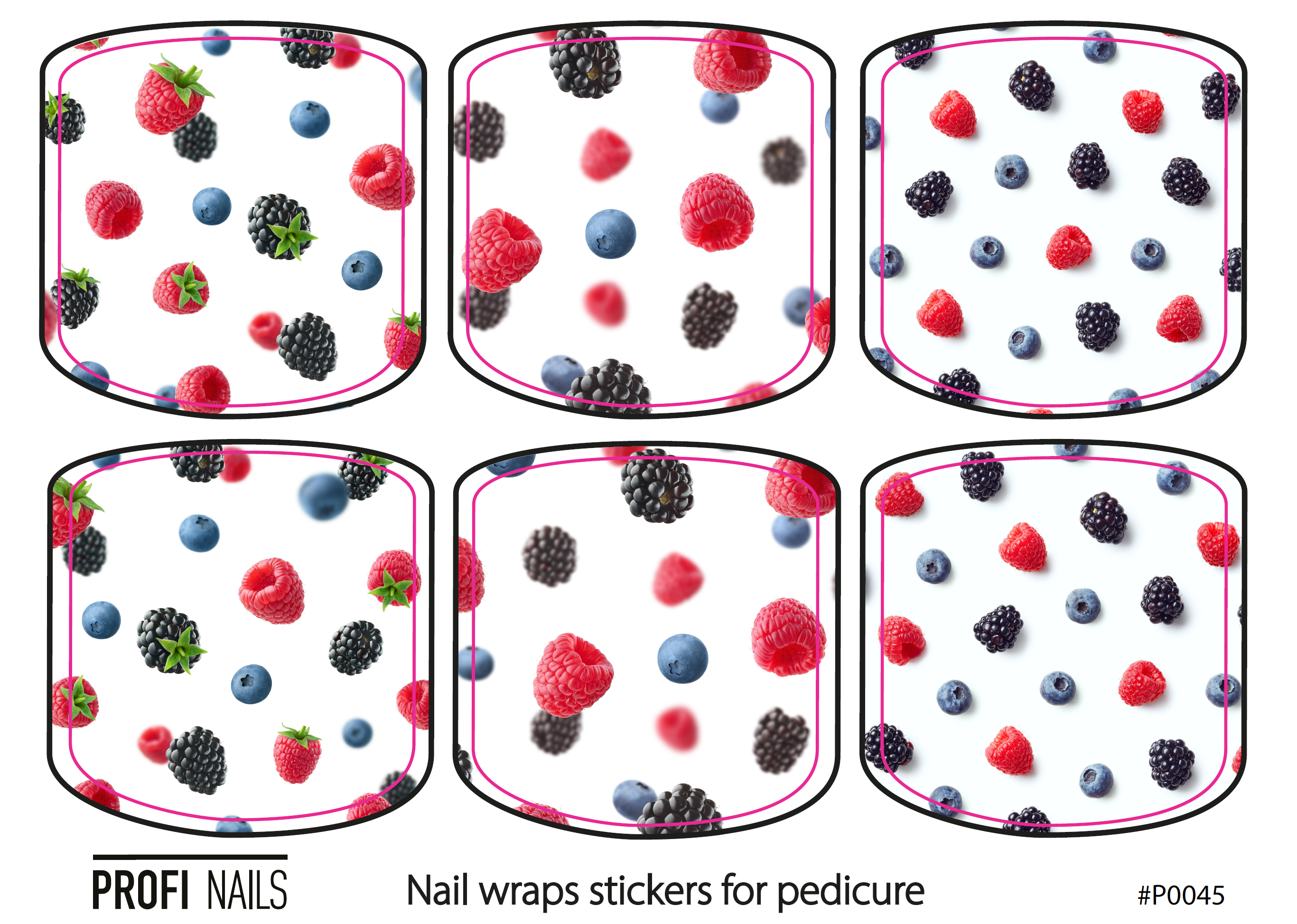 Nail Wraps Podo Mini #0045