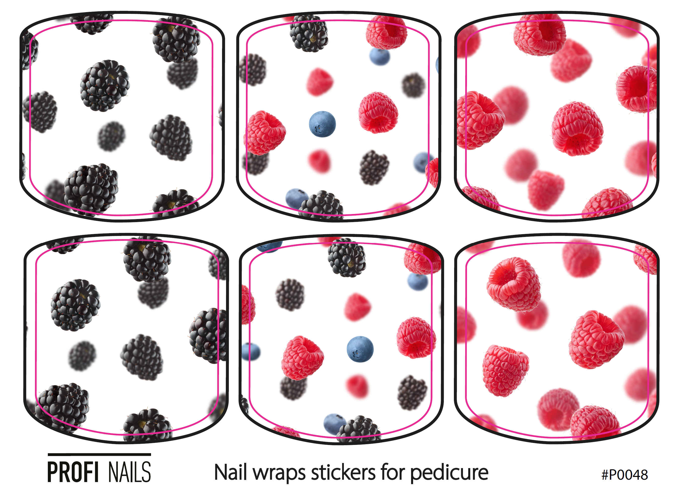 Nail Wraps Podo Mini #0048