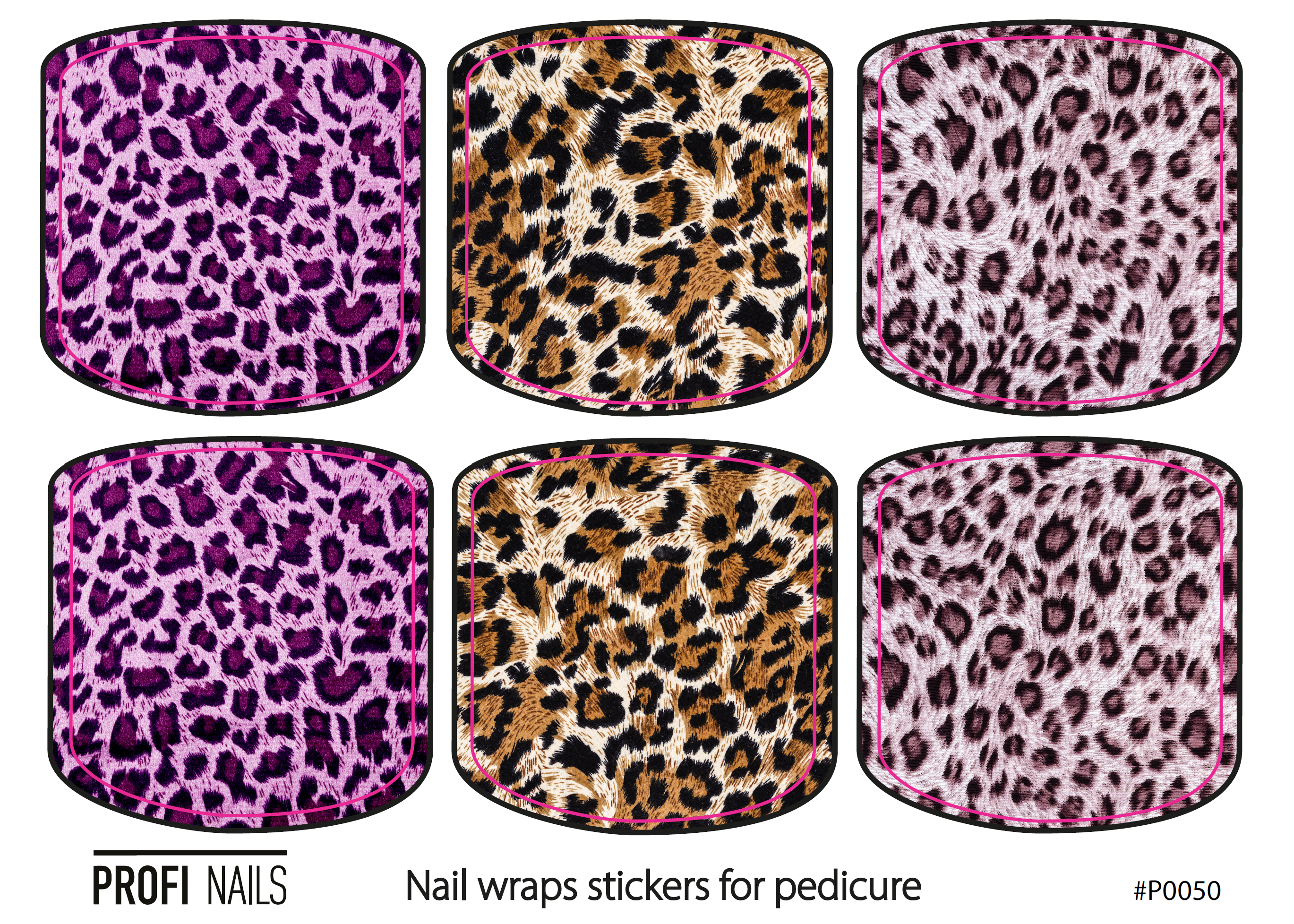 Nail Wraps Podo Mini #0050