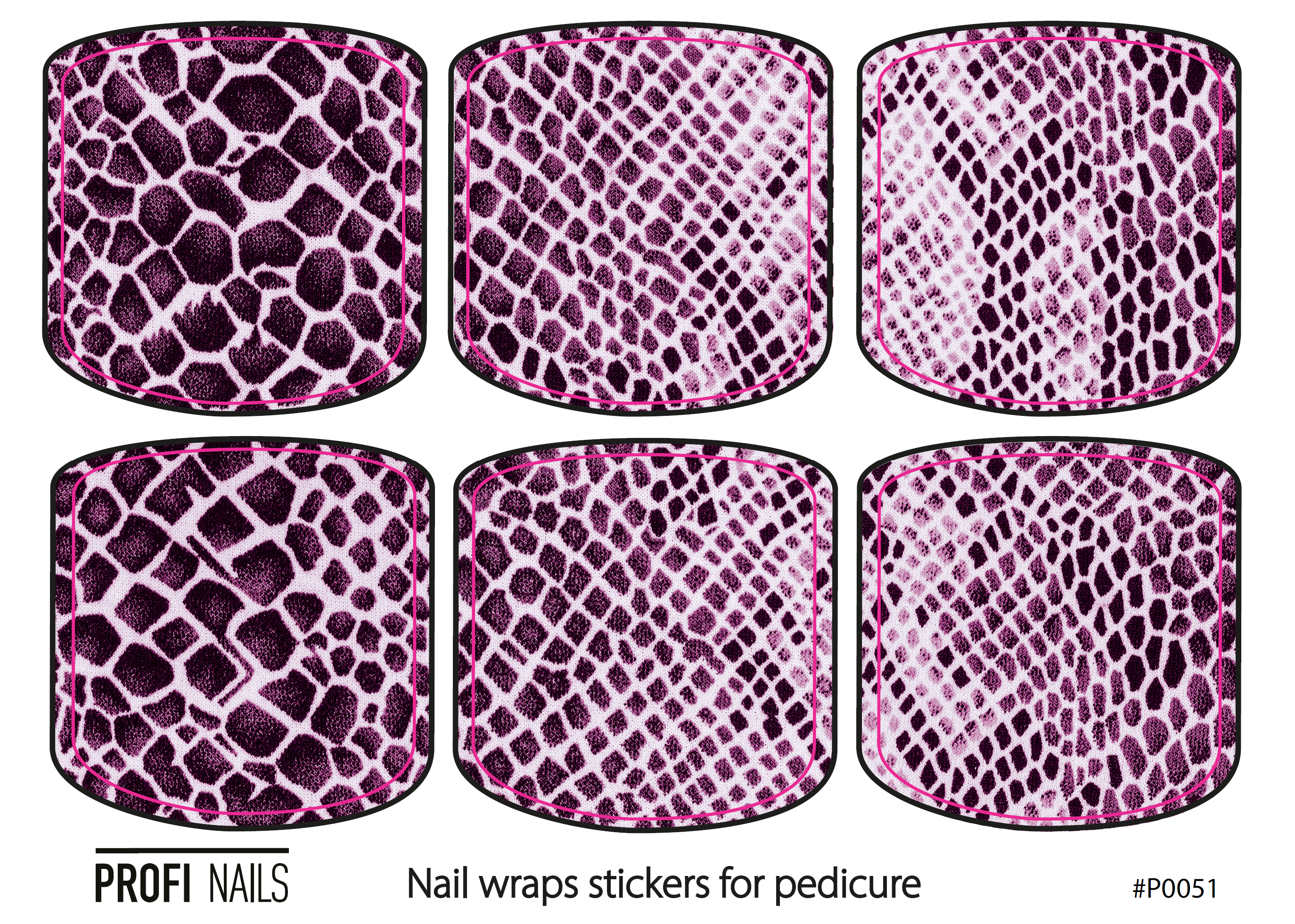 Nail Wraps Podo Mini #0051