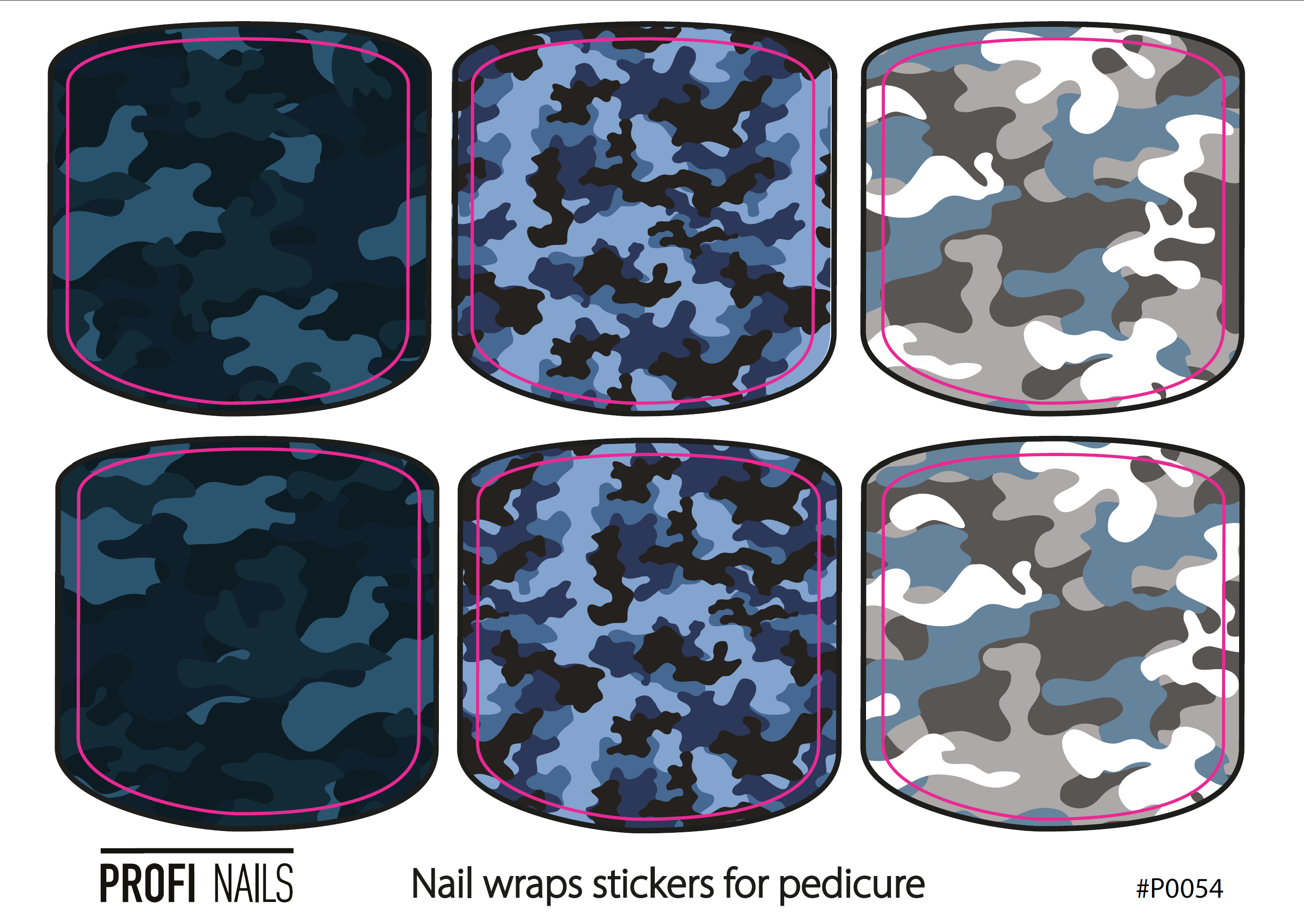 Nail Wraps Podo Mini #0054