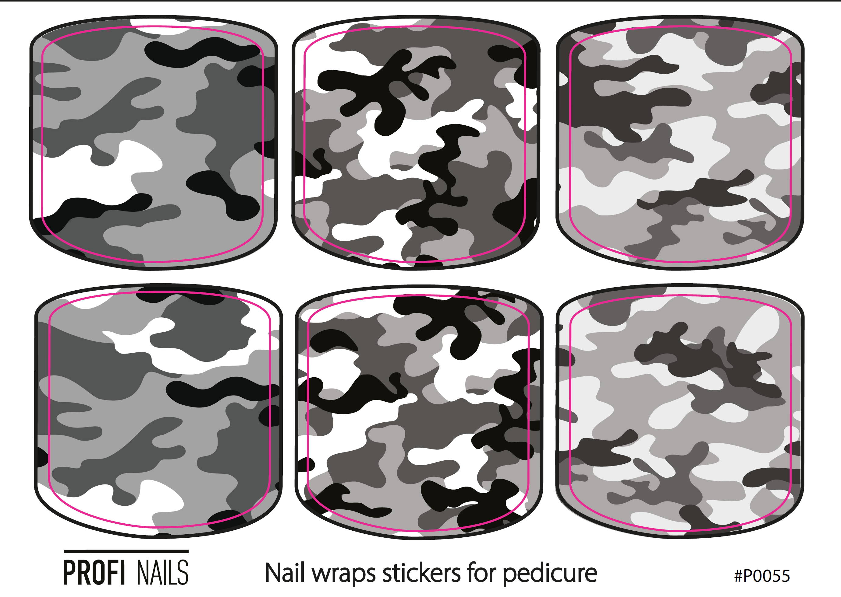 Nail Wraps Podo Mini #0055