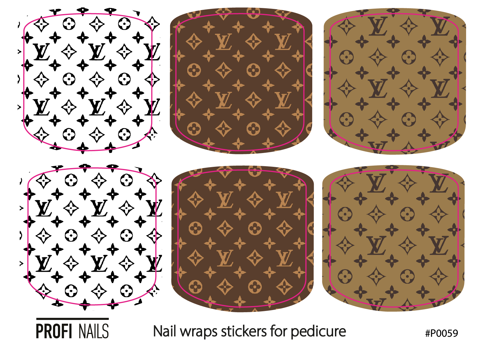 Nail Wraps Podo Mini #0059