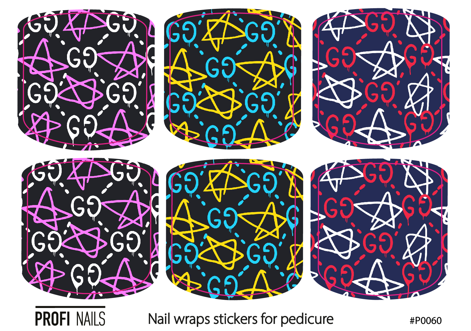 Nail Wraps Podo Mini #0060