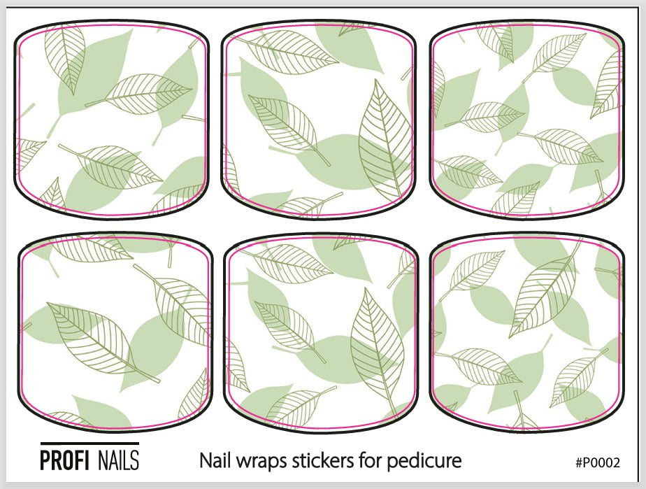 Nail Wraps Podo Mini #0002