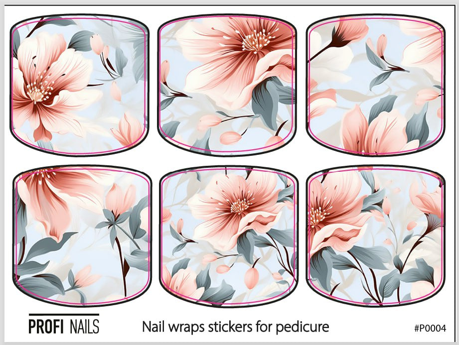 Nail Wraps Podo Mini #0004