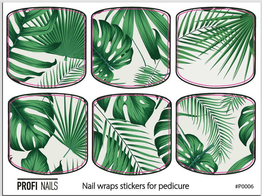 Nail Wraps Podo Mini #0006