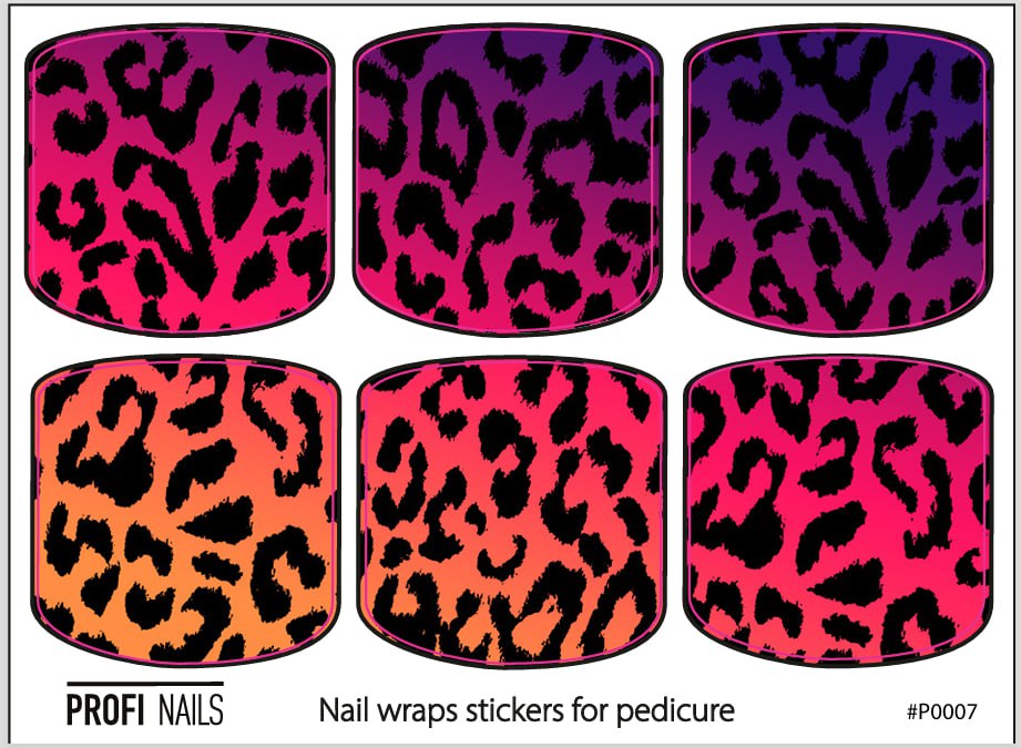 Nail Wraps Podo Mini #0007