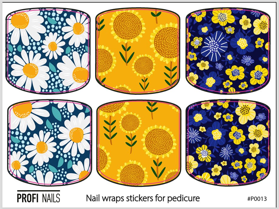 Nail Wraps Podo Mini #0013