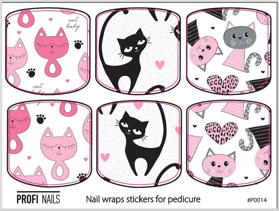 Nail Wraps Podo Mini #0014