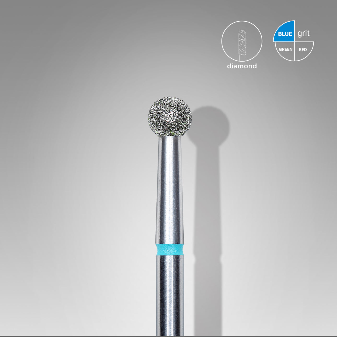 Diamond Nail Bit Ball, Blue 3.5mm