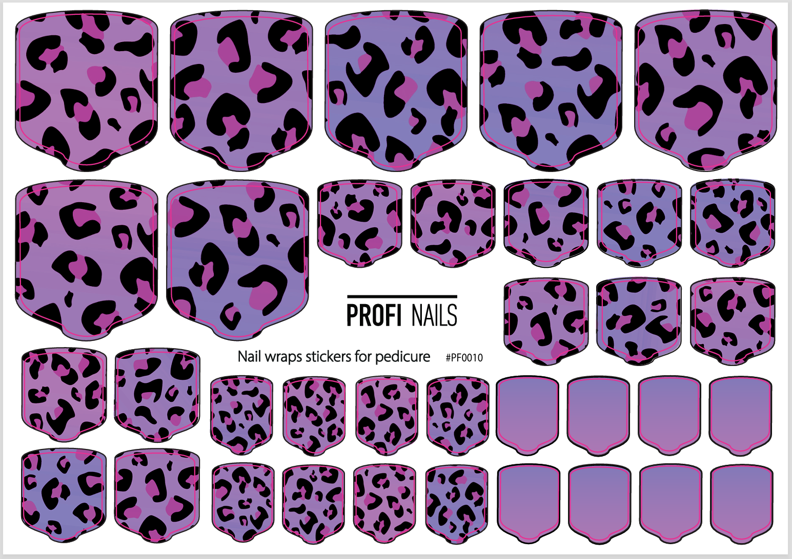 Nail Wraps Podo Full #0010