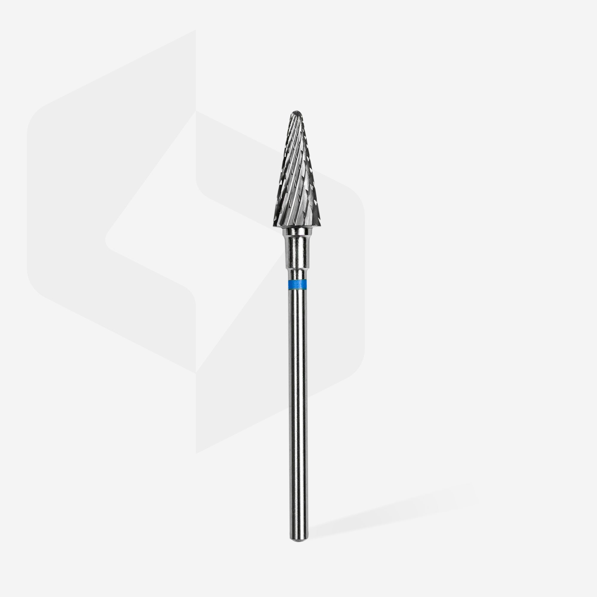 Carbide Nail Drill Bit, Blue "Cone", head diameter 6 mm / working part 14 mm